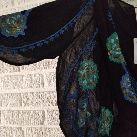 Free People Cora Black Embroidered Dress - Picture 6 of 10